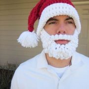 Vousatá čepice BIG Santa Claus