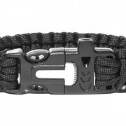 Paracord náramek 3 v 1 - zelený