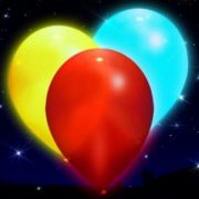 Svítící nafukovací balónky - Tmavě Zelená