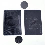 Luxusní černé hrací karty 54 ks